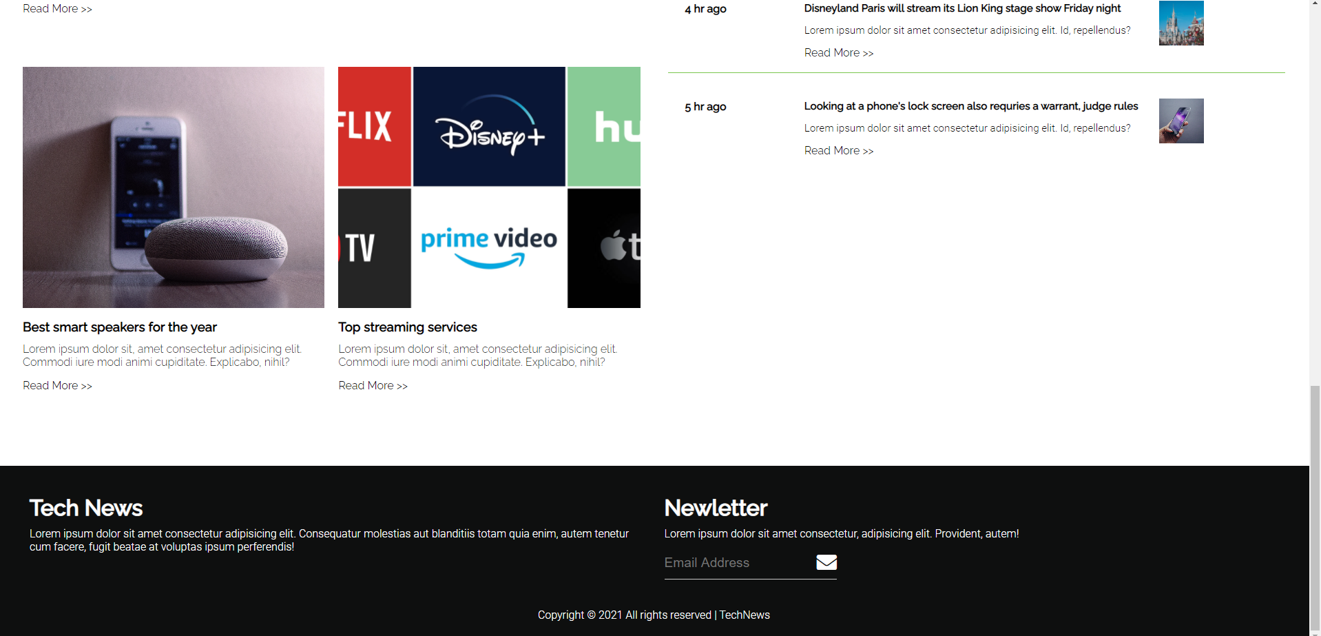 GitHub - ezpher/Tech-news: A website design for tech news