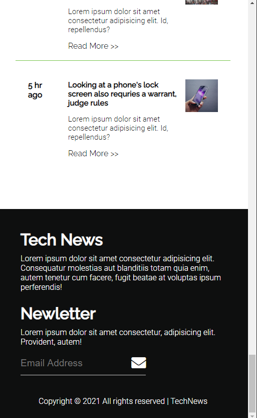 GitHub - ezpher/Tech-news: A website design for tech news