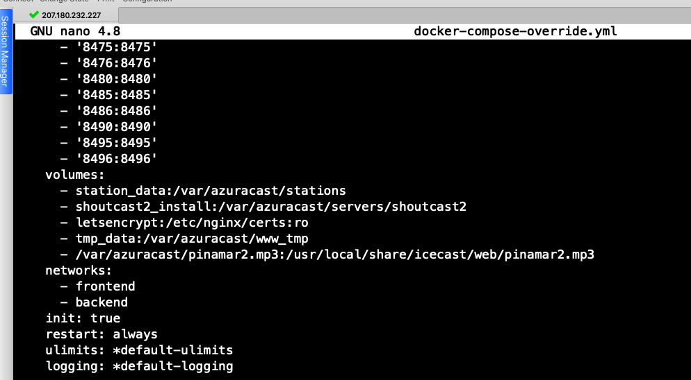 Error trying to load the intro file · Issue 3427 · AzuraCast/AzuraCast
