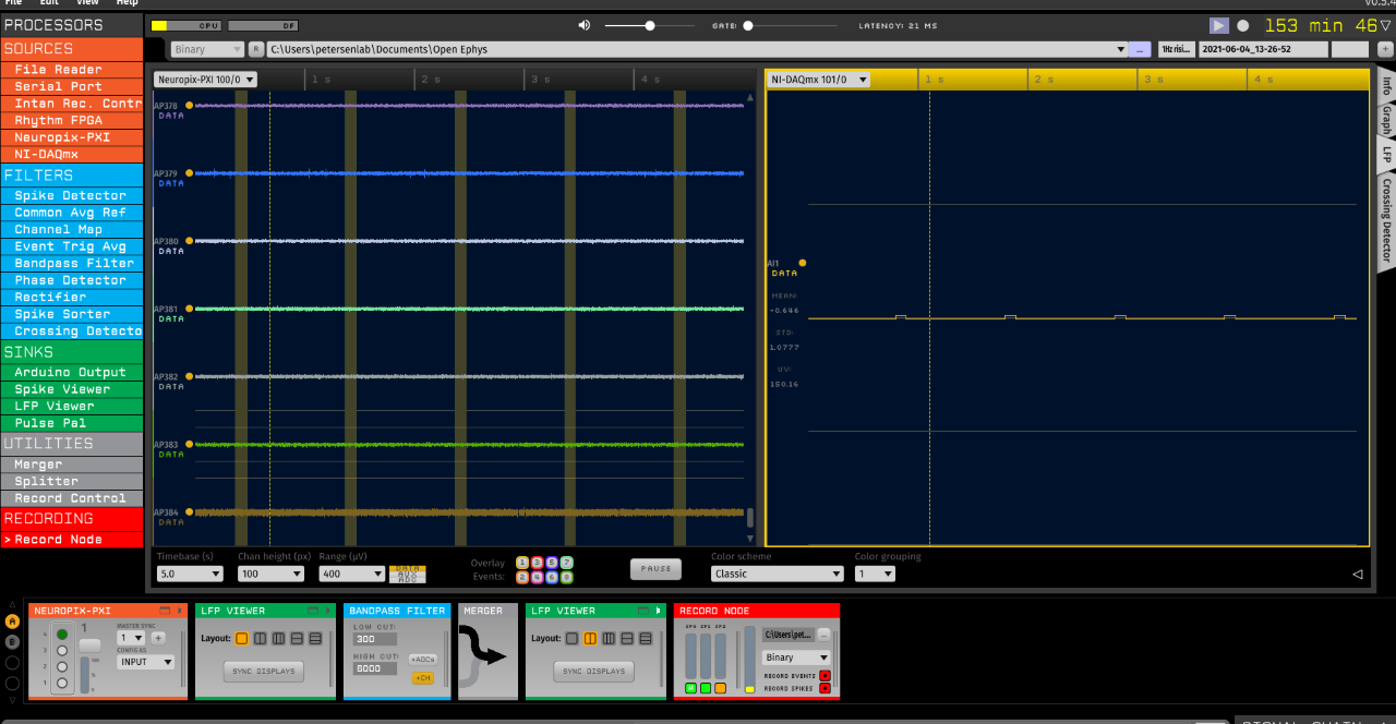 Synching a 5V pulse with Neuropixels data stream · Issue #455 · open ...