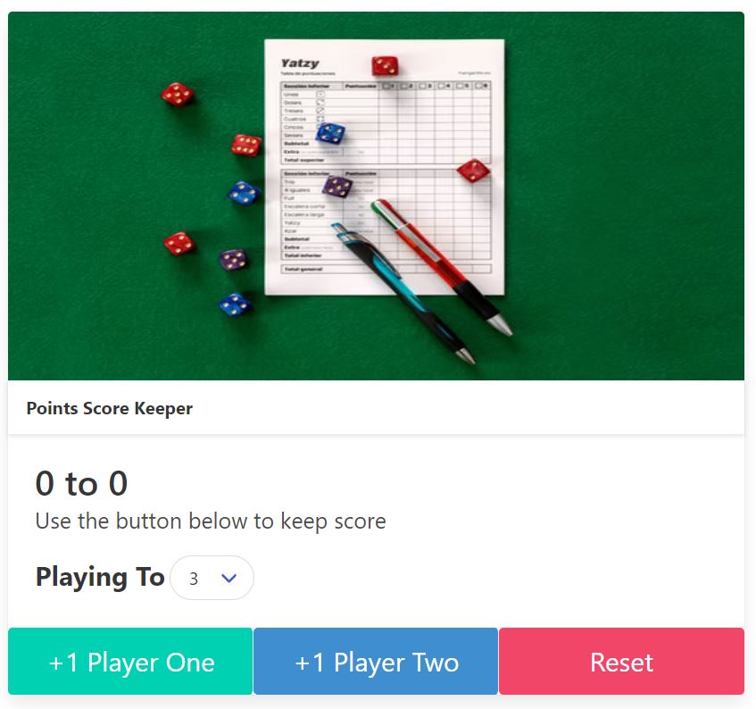 GitHub ocrearyy/ScoreKeeper Simple, quick, online score keeper to