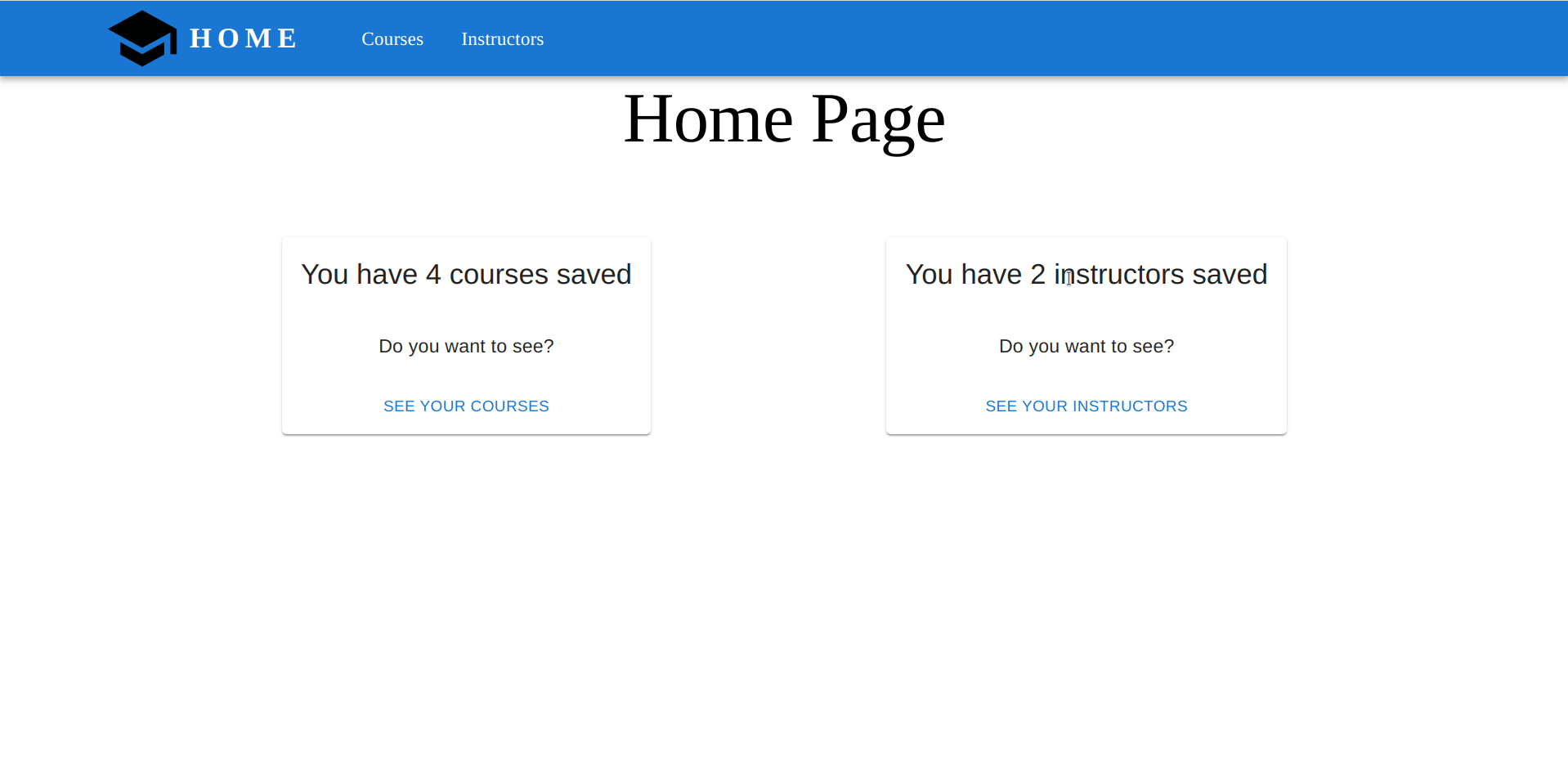 Screenshot of myTeachers project