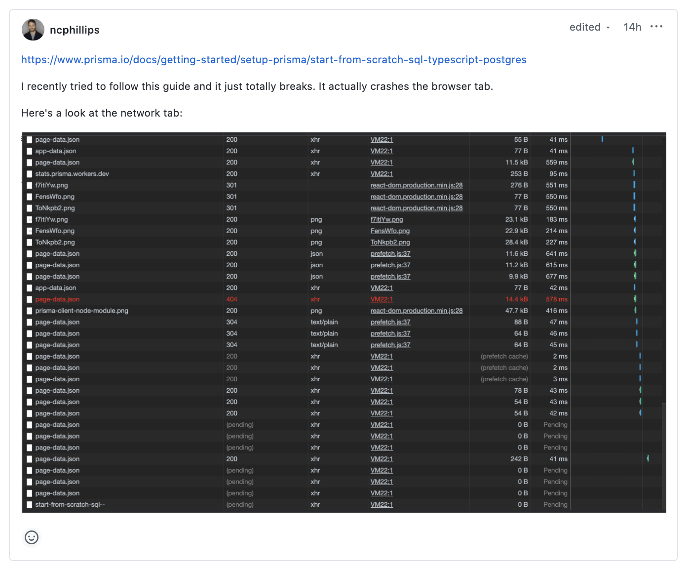 Docs are crashing · Issue #774 · prisma/docs · GitHub