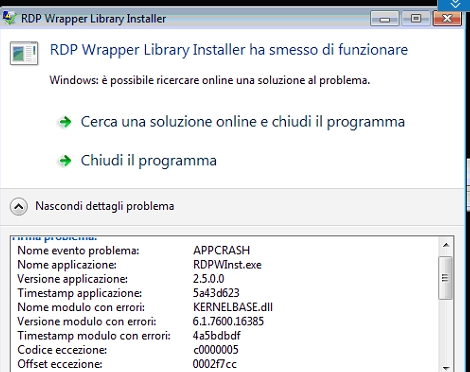 Installation crashes on win 7 (no SP1) · Issue #811 · stascorp/rdpwrap ...