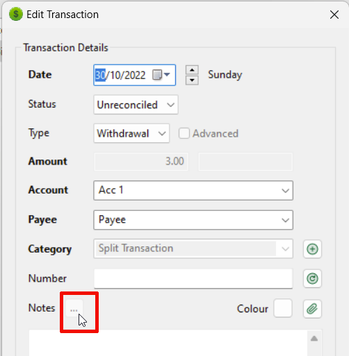 Show notes of split transactions · Issue #5251 · moneymanagerex ...