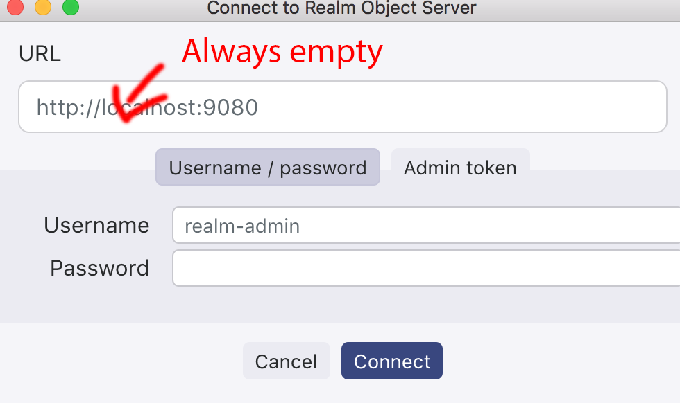 UX: Remember last URL for Realm Object Server · Issue #104 · realm ...