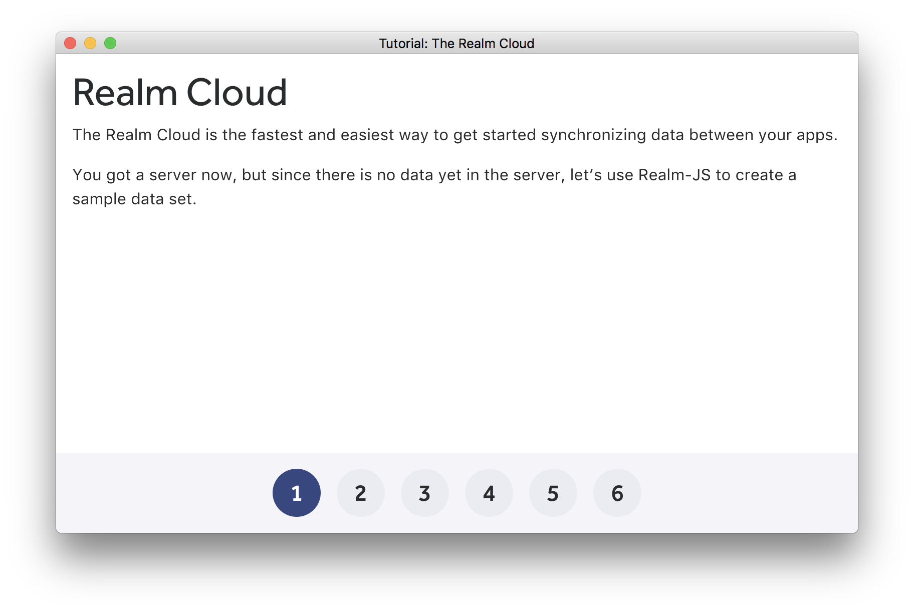 UX: Tutorial needs a Next button · Issue #549 · realm/realm-studio · GitHub