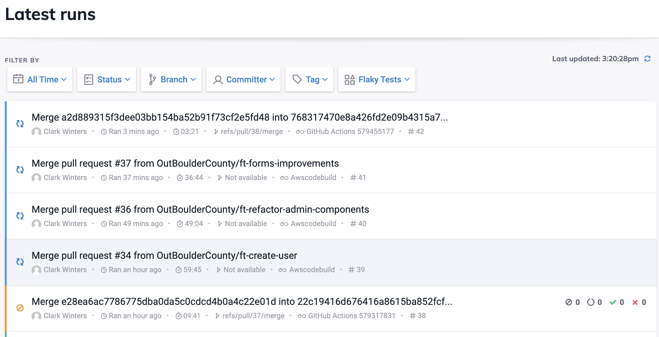 Issue in Cypress Dashboard tests run from CI are not completing