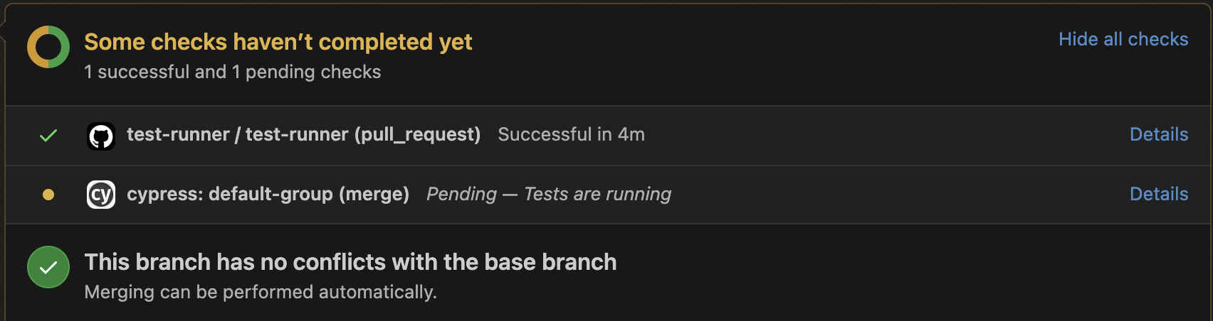 Issue in Cypress Dashboard - tests run from CI are not completing ...