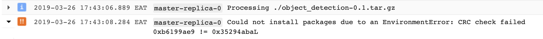 Can't run tpu training with runtime version 1.12 · Issue #6445 ...