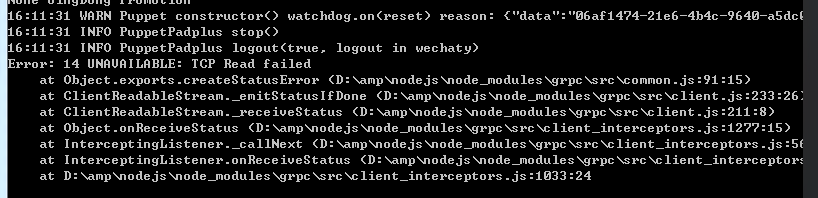 The bot always logout · Issue #223 · wechaty/wechaty-puppet-padplus ...