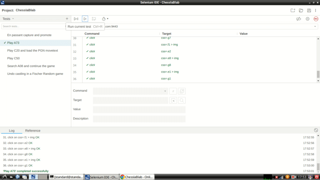 From Selenium IDE to JavaScript Mocha · Issue 585 · chesslablab/reactchess · GitHub
