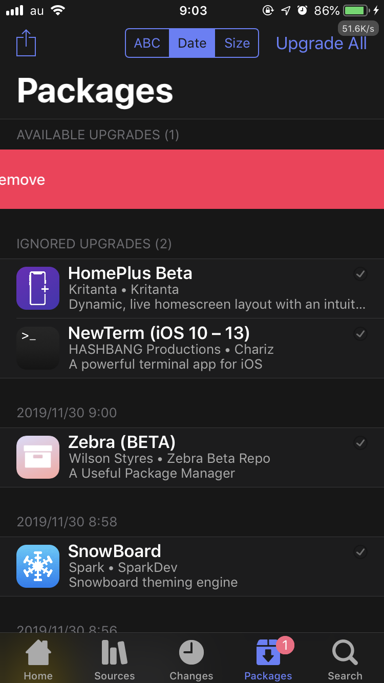 [BUG] Zebra get unresponsive when trying to remove package · Issue #641 ...