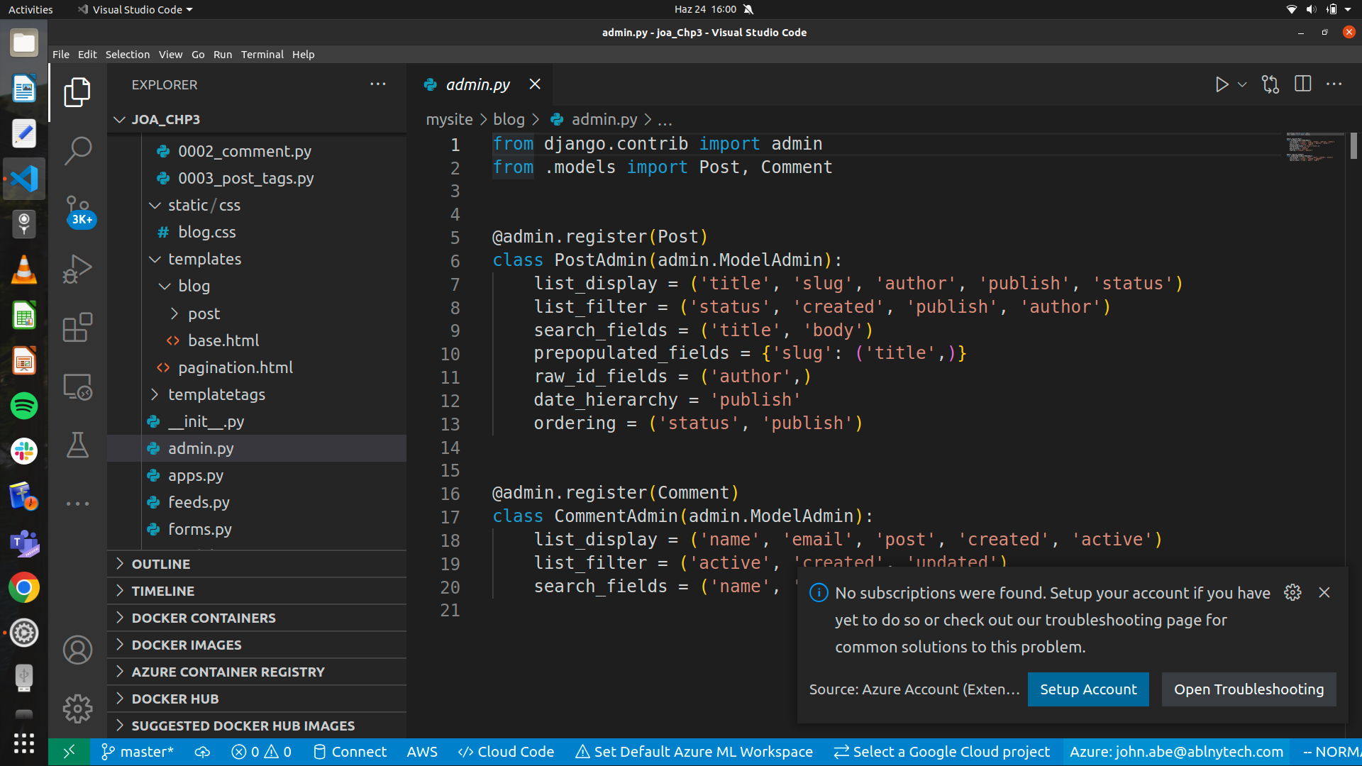 No subscriptions were found. · Issue #1600 · microsoft/vscode-tools-for ...