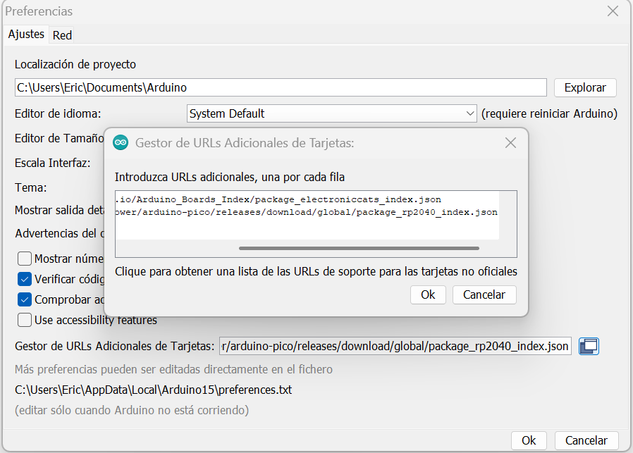 URLs adicionales