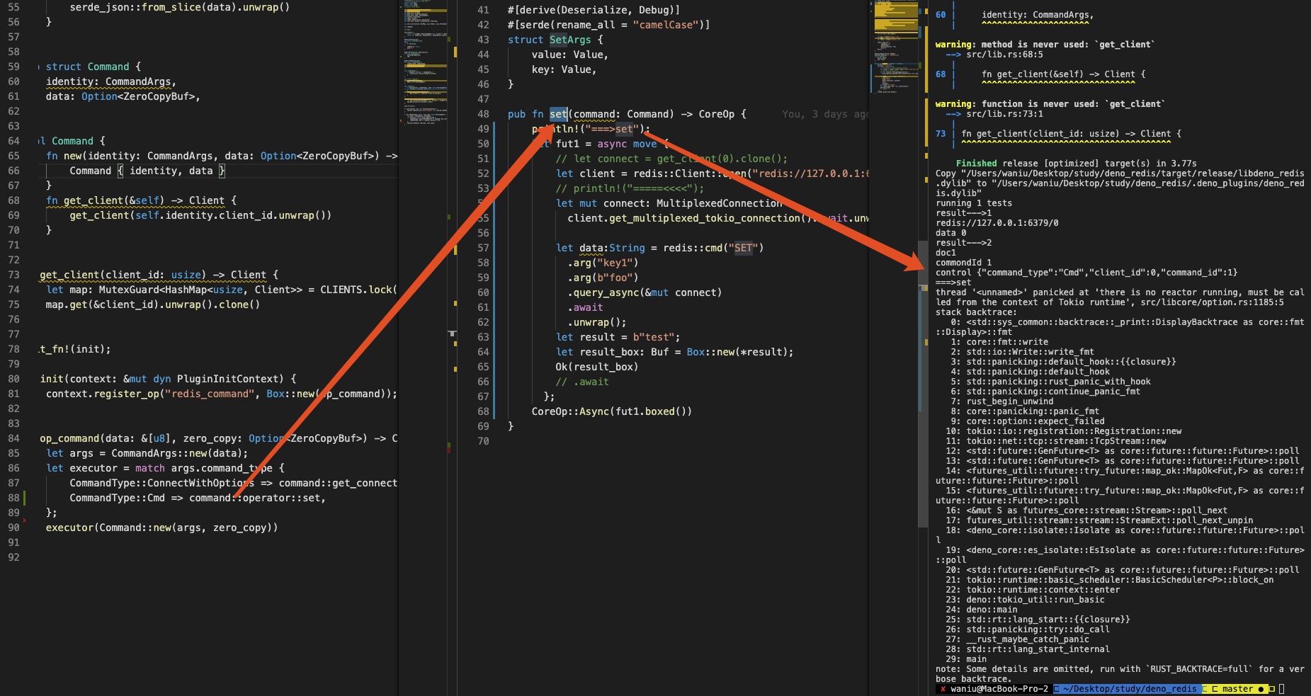 async op error: must be called from the context of Tokio runtime ...