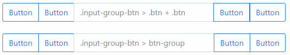 Series of buttons in input group · Issue #24528 · twbs/bootstrap · GitHub