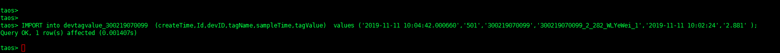 'Unable to establish connection' when inserting data · Issue #3808 ...