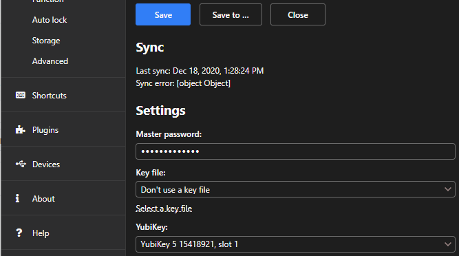 sync error with yubikey 5 · Issue #1658 · keeweb/keeweb · GitHub