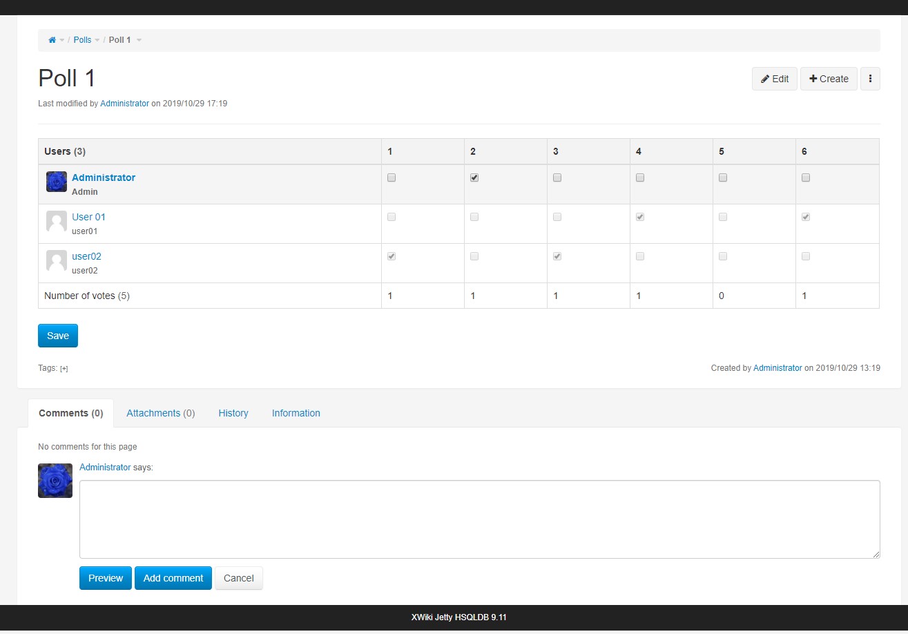 ActivePoll - User03 Deleted