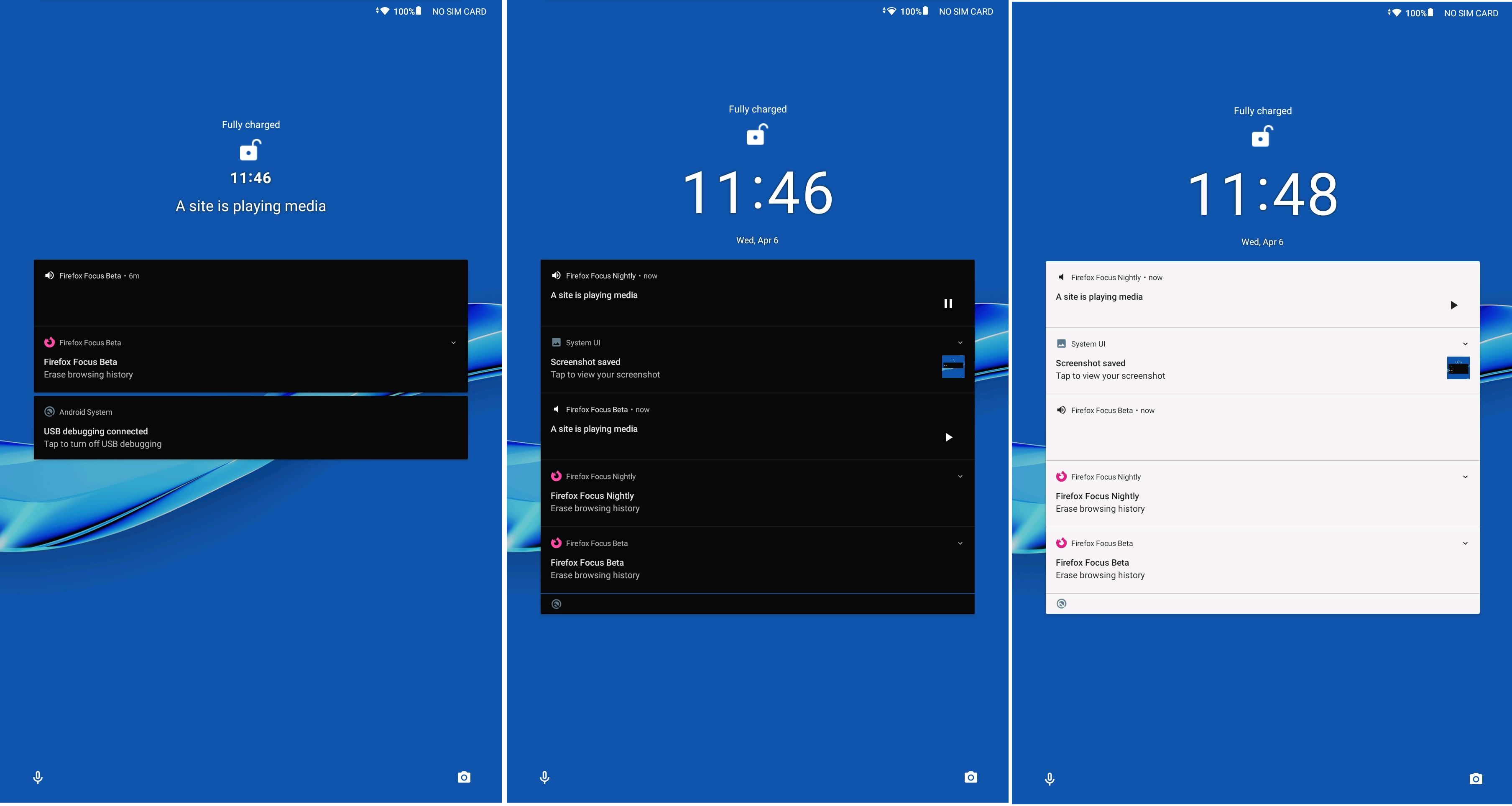 Media notification doesn't display the pause button · Issue #6837 ...