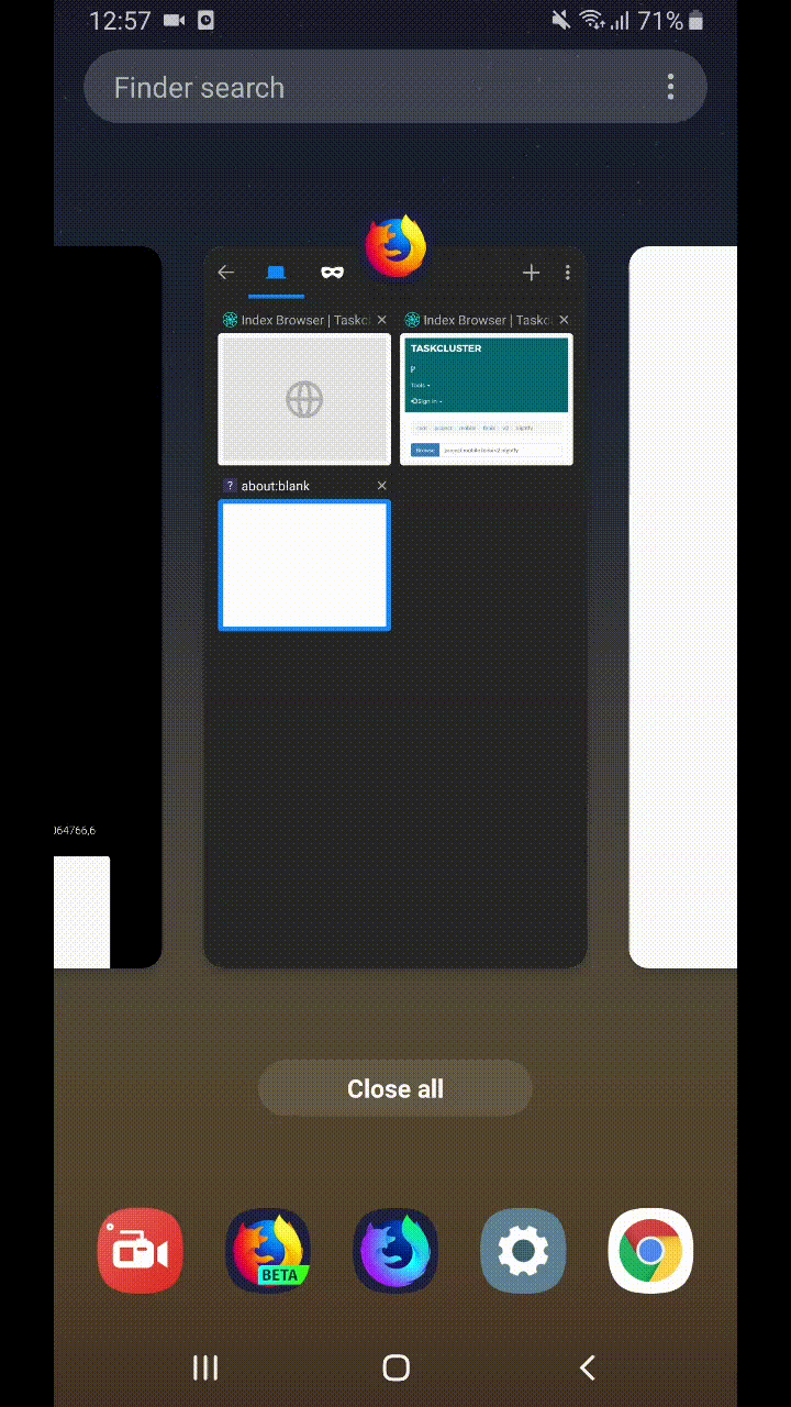 [Bug] UI flickers when going from multitask view back to full screen