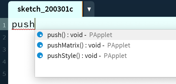 Code Completion disappears prematurely · Issue #5999 · processing ...
