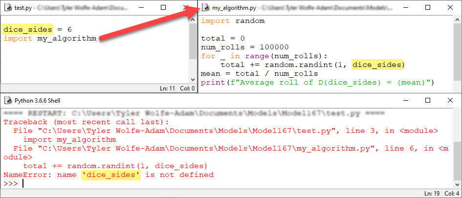 Passing parameters values from anylogic to python without defining the ...