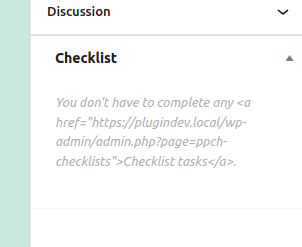 RAW HTML code in the message when there is no requirement selected for ...