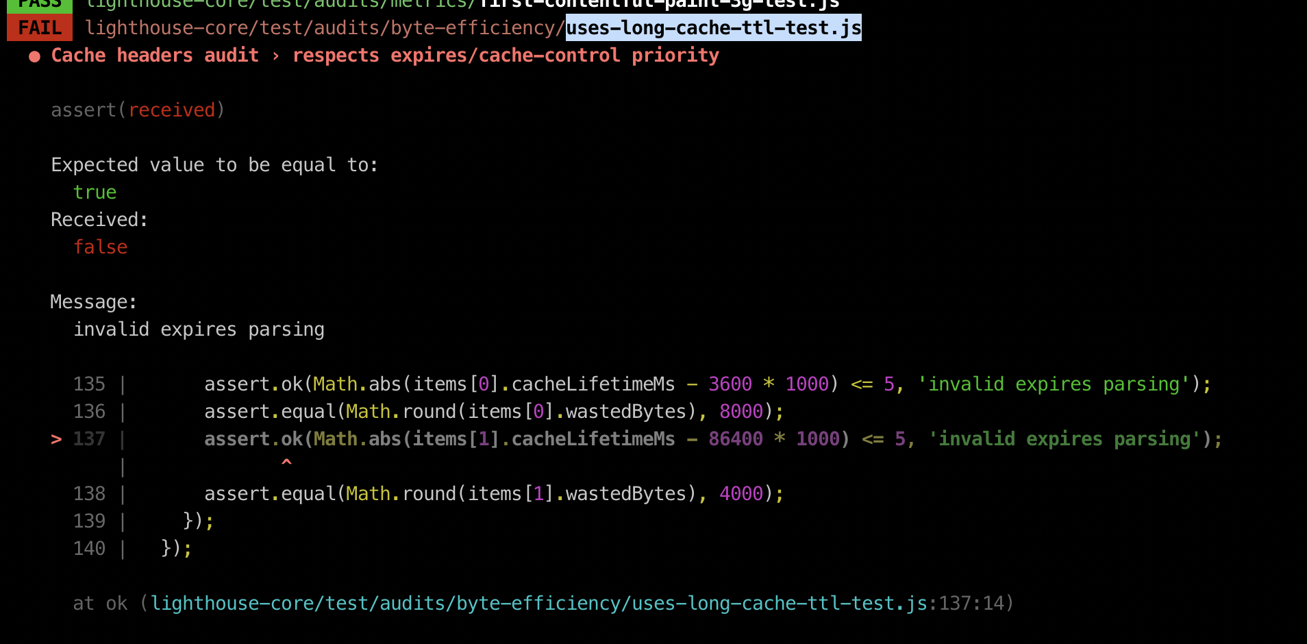flaky test in `uses-long-cache-ttl-test.js` · Issue #11772 ...