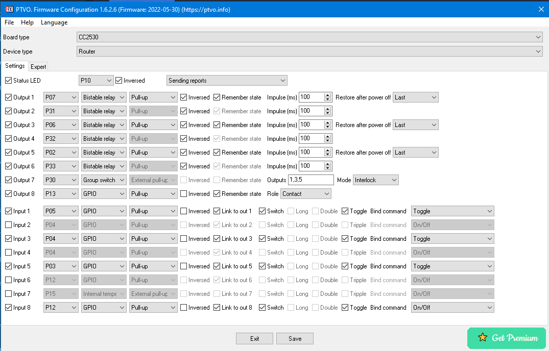 Group switch - Interlock mode - Output switch appears closed but the ...