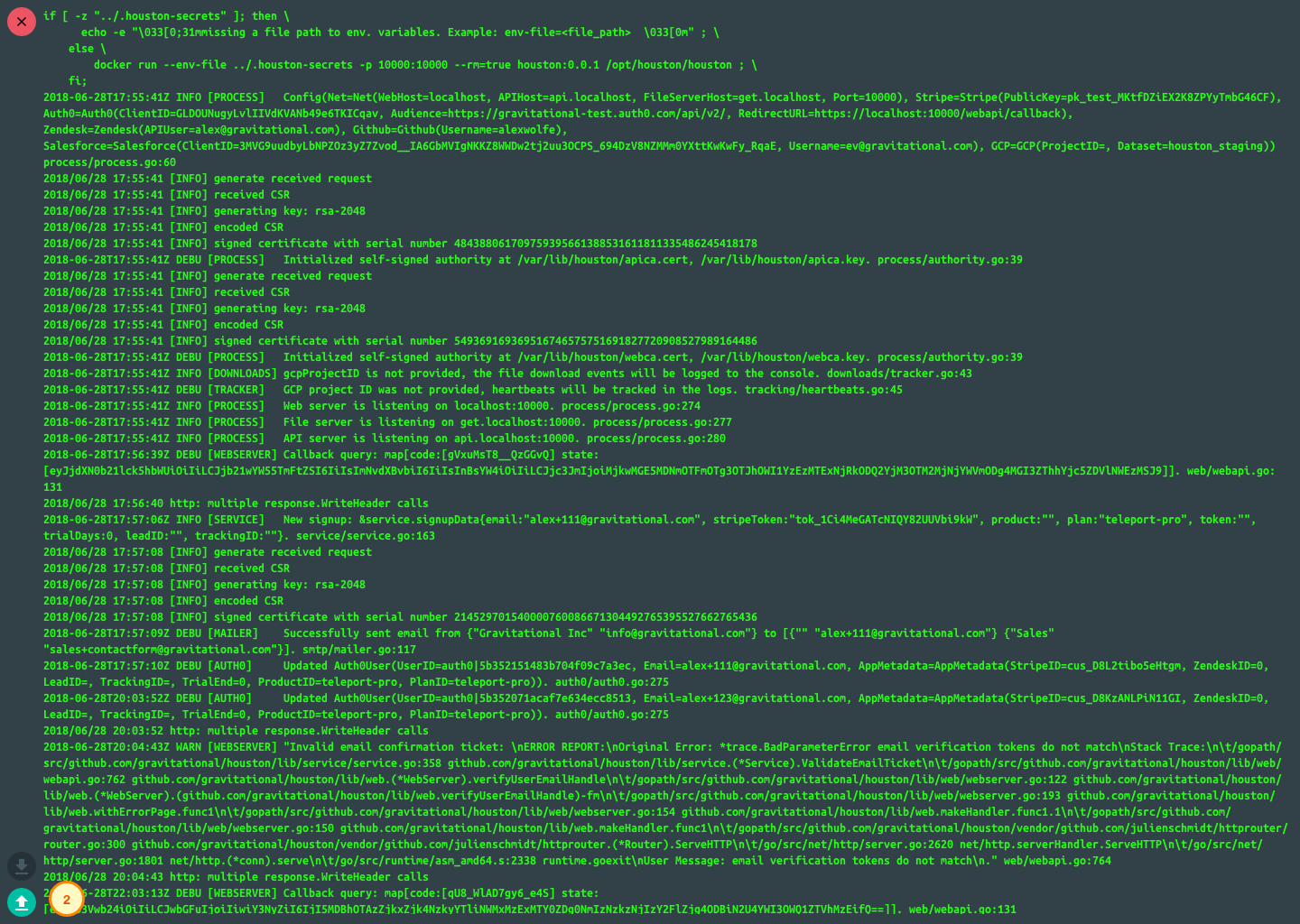 teleport - upload hover