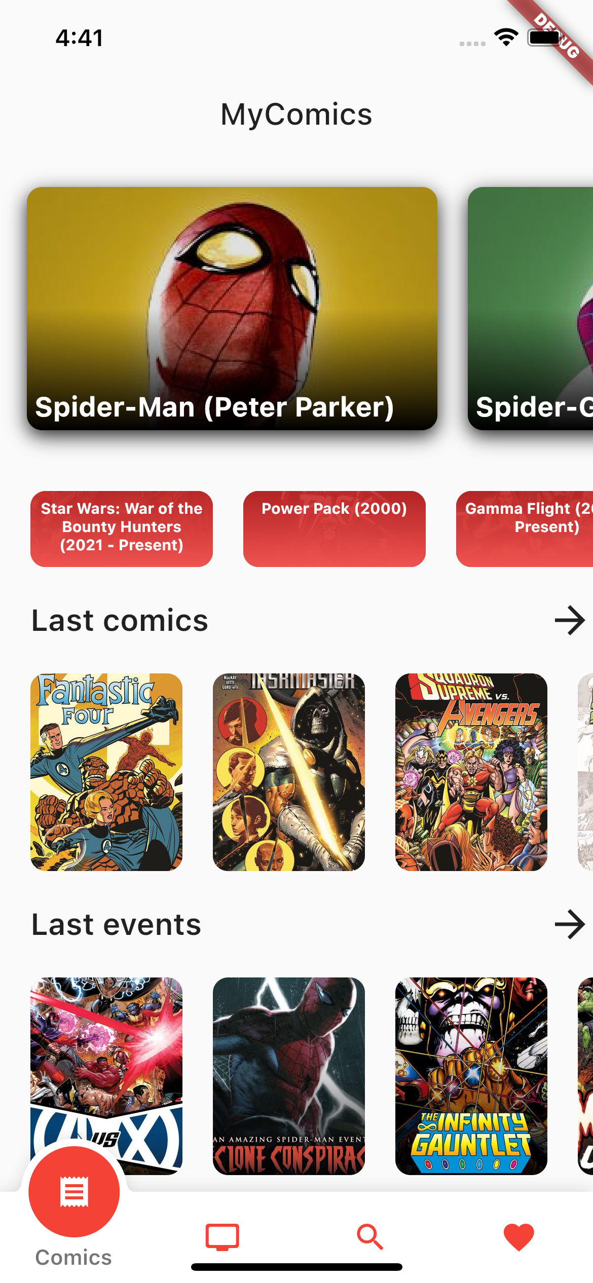 GitHub - jhoniwalker/flutter-marvel-anilist: App developed with Flutter ...