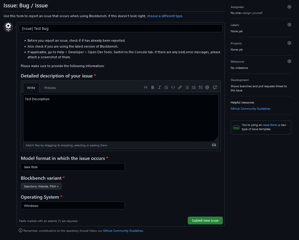 Migrate issue templates to forms by Mysterious-Dev · Pull Request #1619 ...