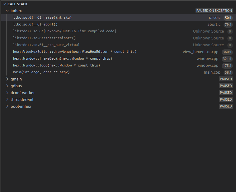 Crashing When Opening a Second File · Issue #207 · WerWolv/ImHex · GitHub