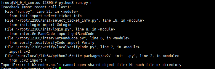 File "/usr/local/lib64/python3.6/site-packages/cv2/__init__.py", line 3 ...