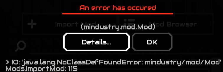 Java mods not working in 127 · Issue #5514 · Anuken/Mindustry · GitHub