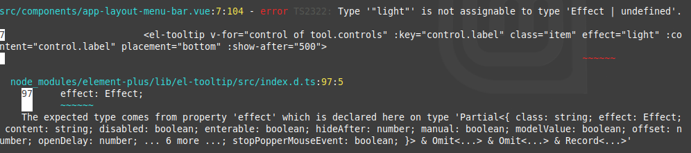 [Bug Report] Typescript errors in multiple components when enum is used ...