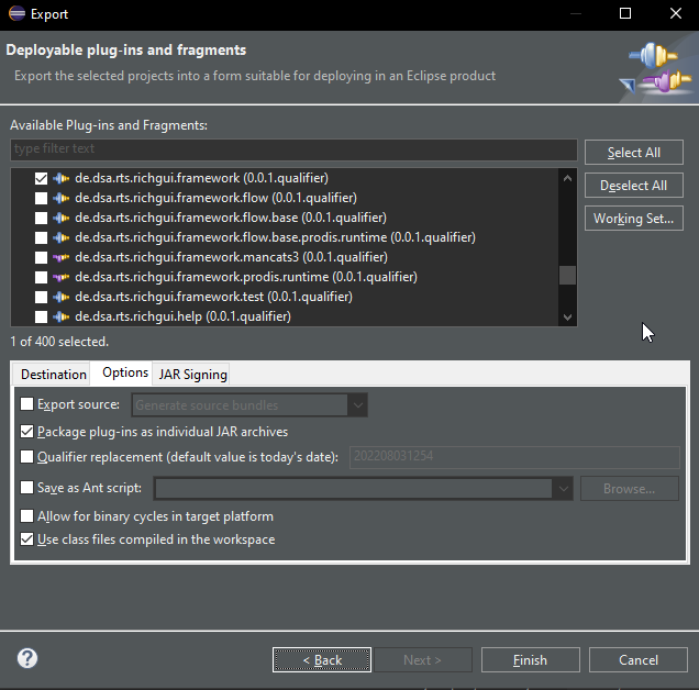 eclipse pde bundle files to include eclipse pde bundle files to include