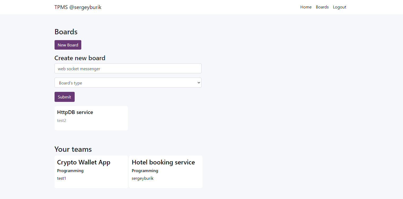 GitHub - SergeyBurik/team-project-management