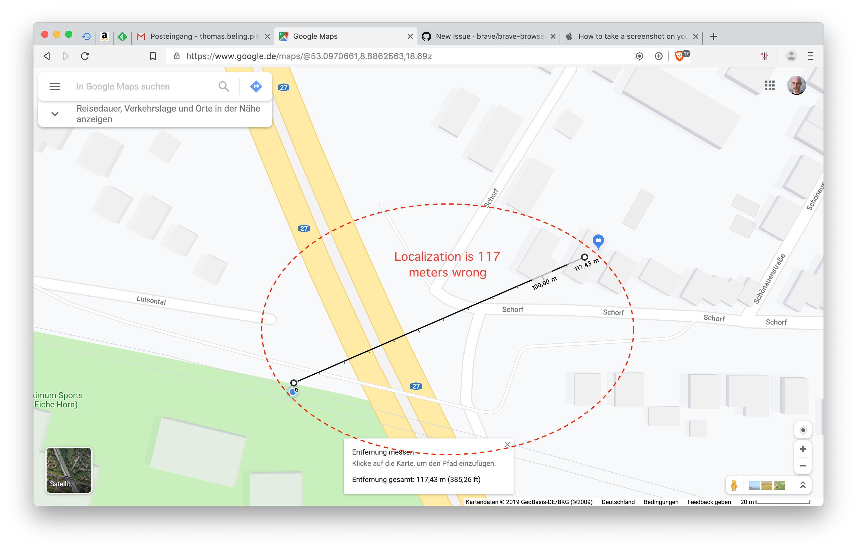 wrong localization on macOS