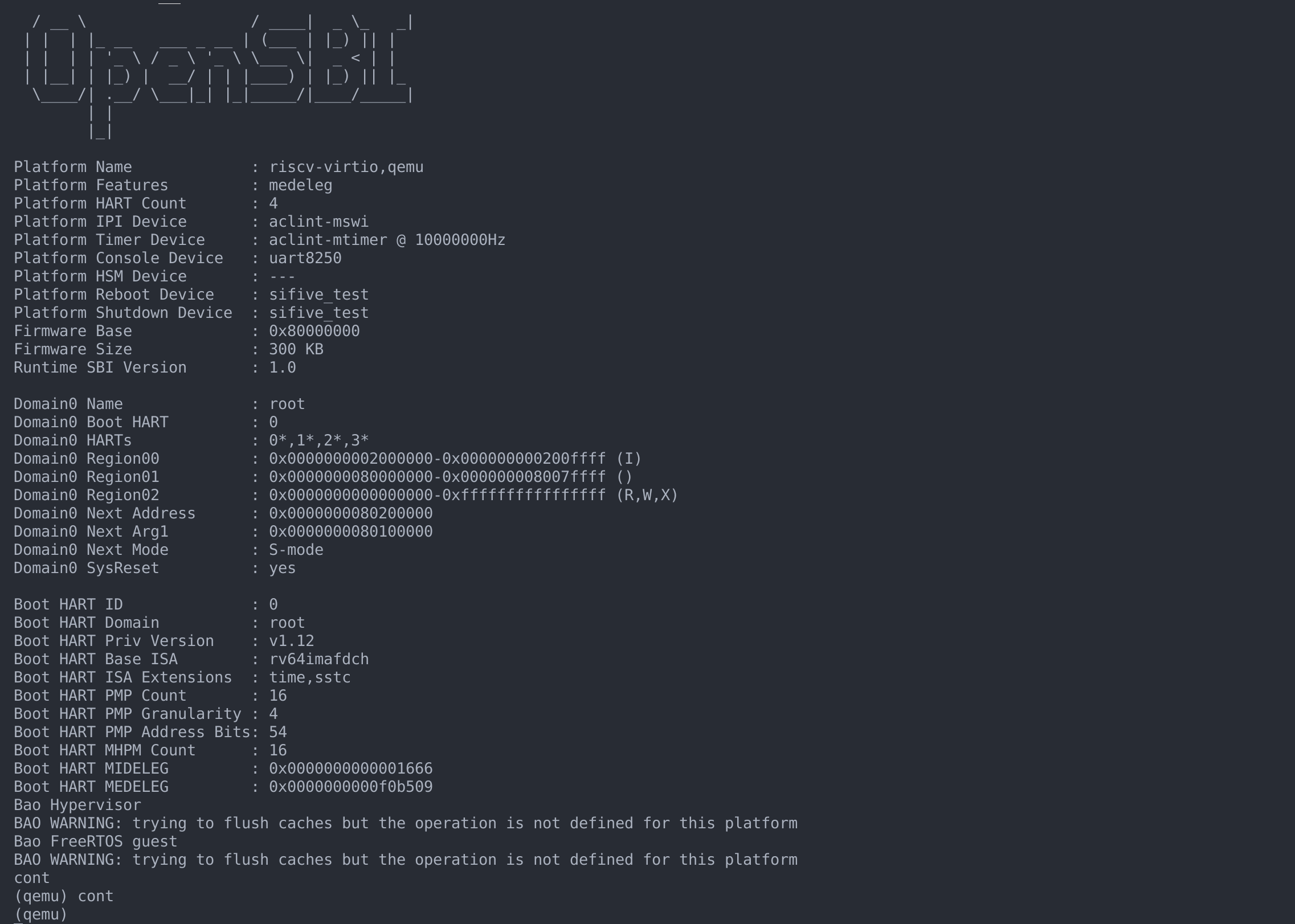 No Output for riscv · Issue 37 · baoproject/baodemos · GitHub