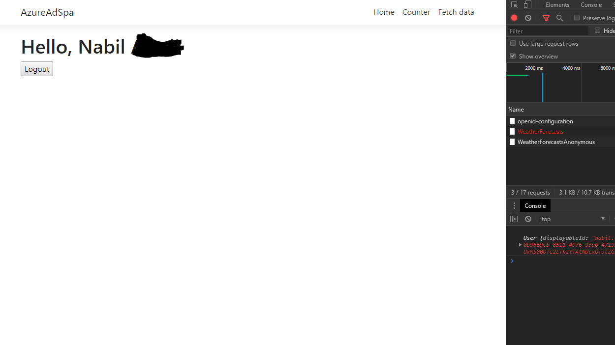 Example with ASP .NET Core Web Application angular template · Issue ...