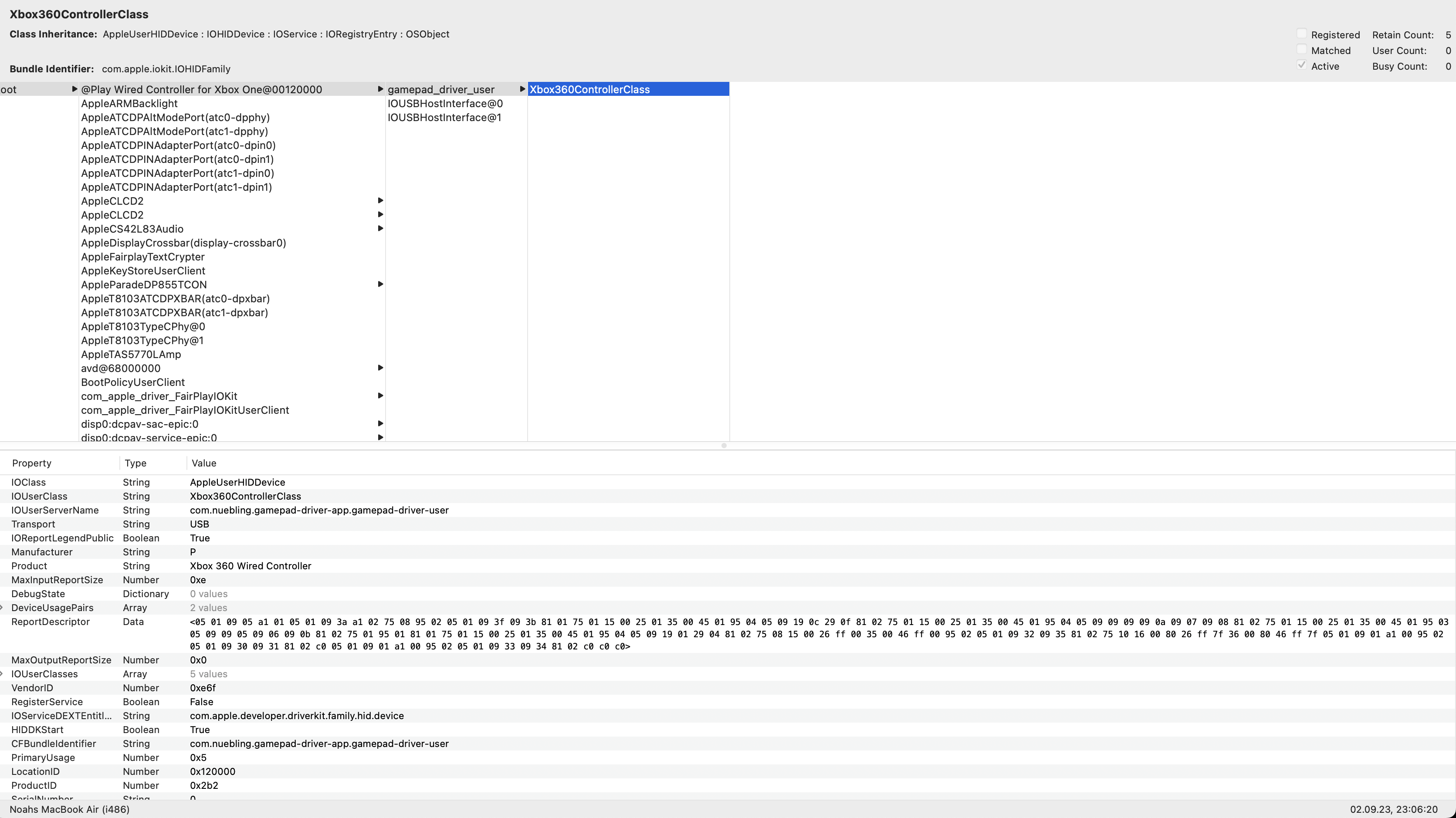 I tried to port this to DriverKit · Issue 1267 · 360Controller