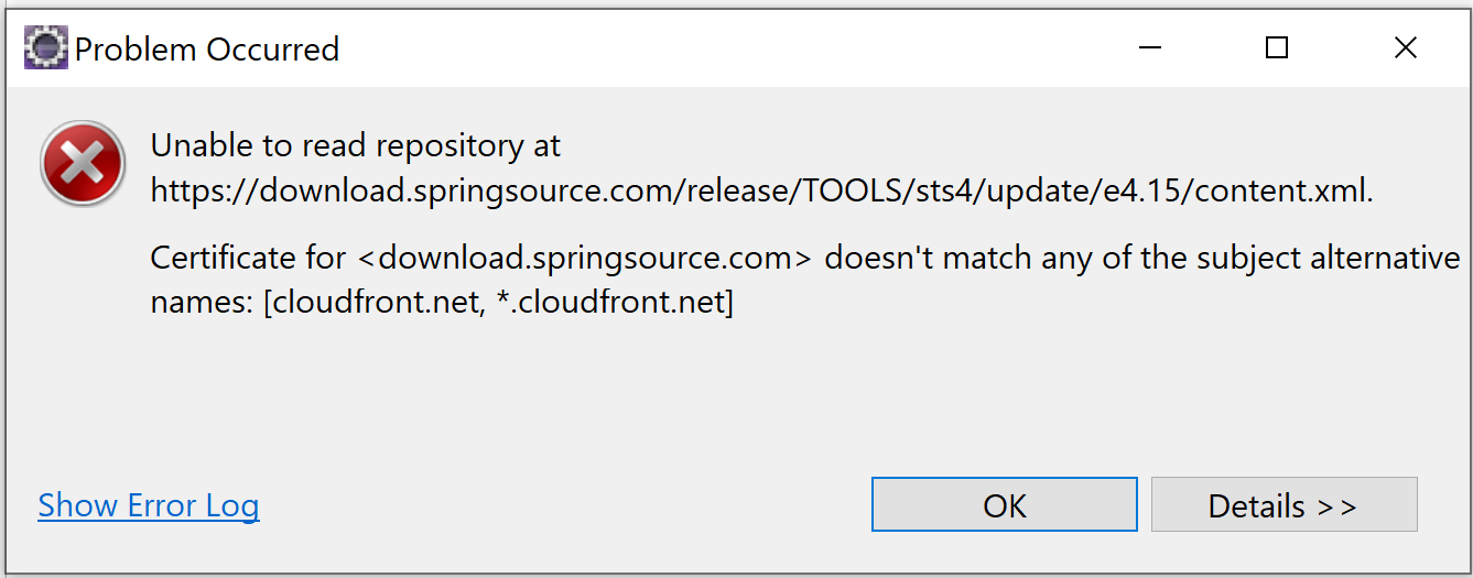 Issue with STS 4 marketplace installation in eclipse · Issue 512