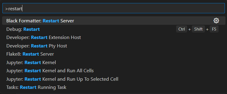 Add a command to restart the language server · Issue #22045 · microsoft ...