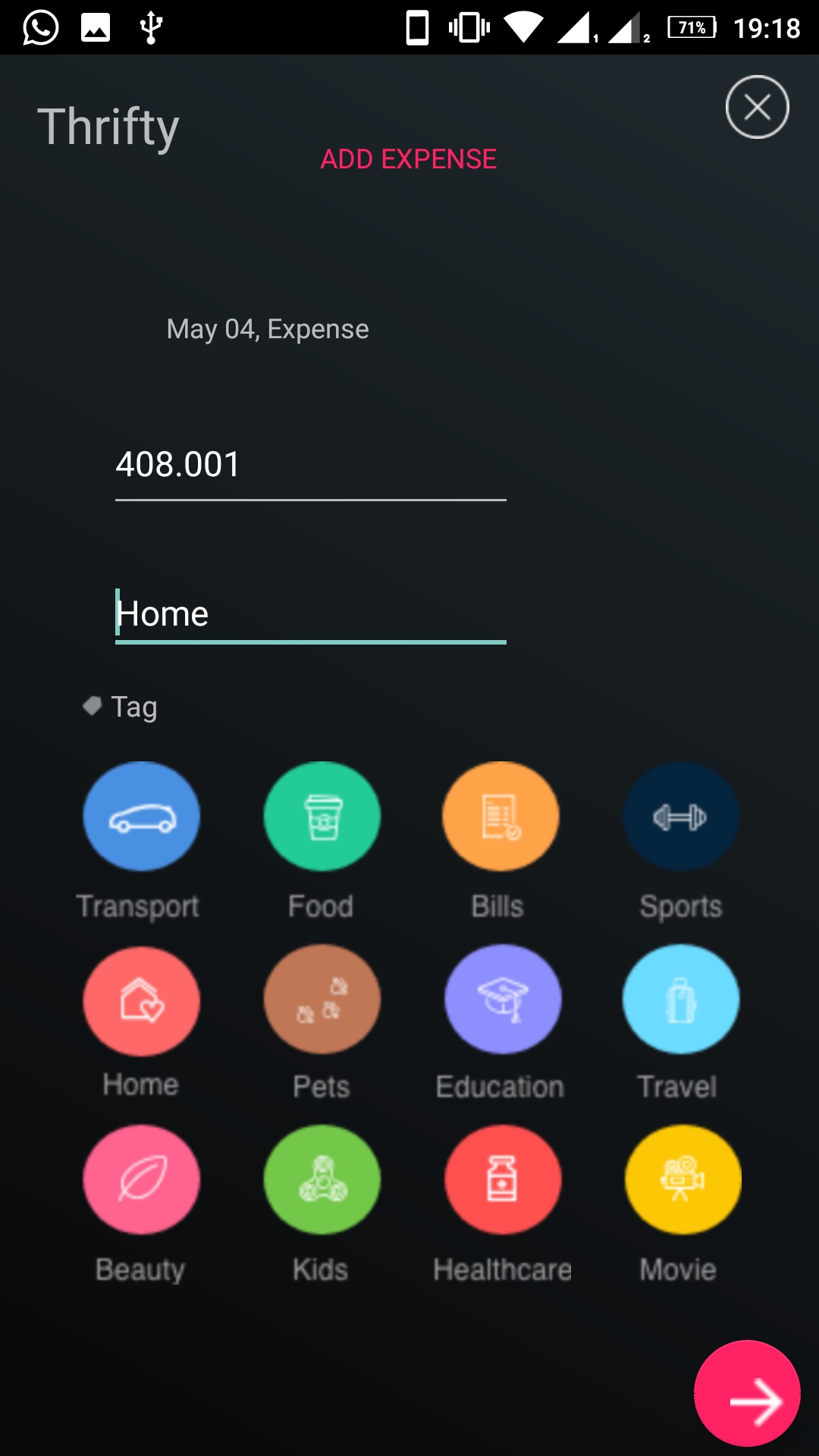 GitHub - preethi-sv/Thrifty-app: Thrifty | Personal Expense Tracker App