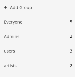 user accounts | ownCloud Quickstart
