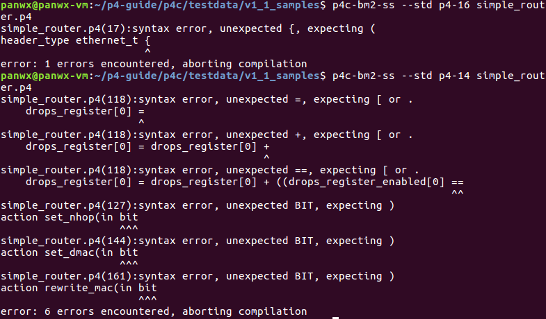 run"make -j4 check“，error occurs · Issue #1483 · p4lang/p4c · GitHub