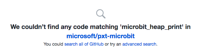 microbit_heap_print access · Issue #2463 · microsoft/pxt-microbit · GitHub